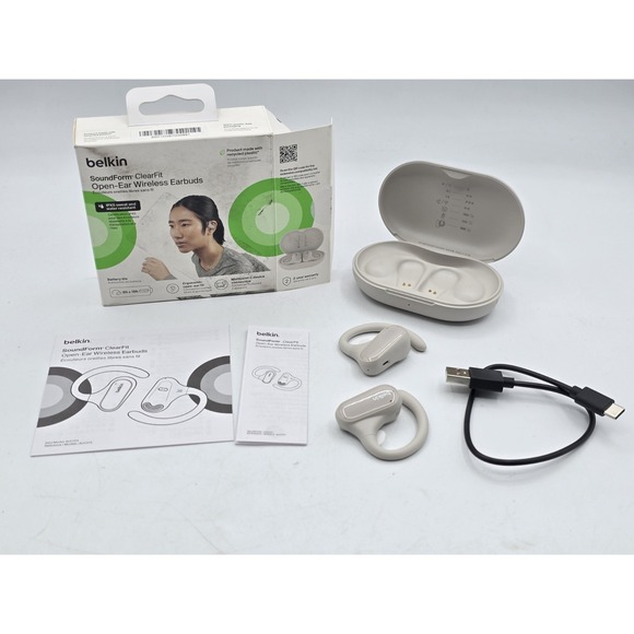 Belkin SoundForm AUC013btSA Clearfit Open Ear Sand